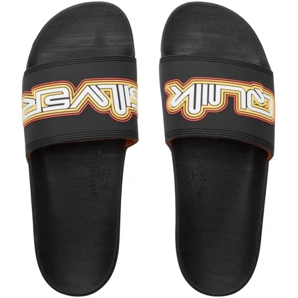 Quiksilver RIVI WORDMARK SLIDE II Pánske šľapky, čierna, veľkosť 41