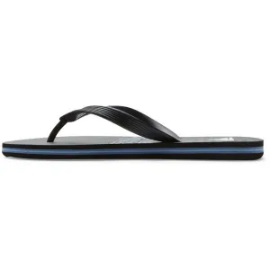 Quiksilver MOLOKAI STRIPE Pánske žabky, čierna, veľkosť 41