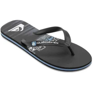 Quiksilver MOLOKAI STRIPE Pánske žabky, čierna, veľkosť 41