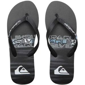 Quiksilver MOLOKAI STRIPE Pánske žabky, čierna, veľkosť 41