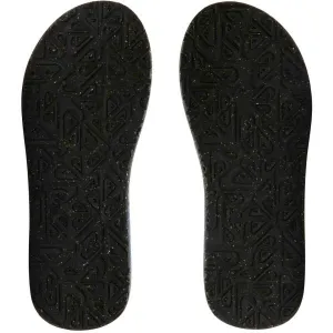 Quiksilver CARVER SUEDE RECYCLED Pánske žabky, čierna, veľkosť 40