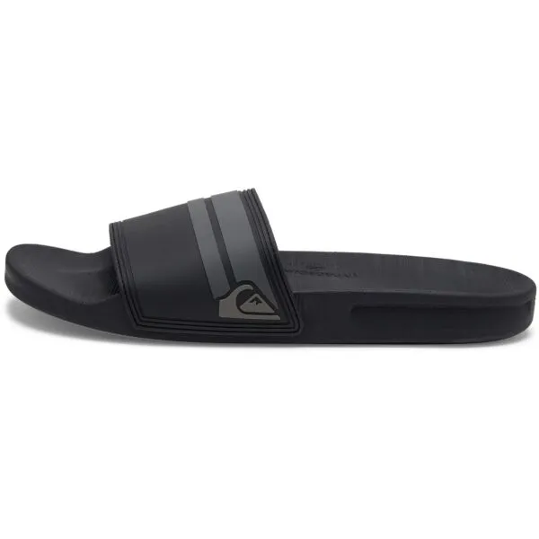 Quiksilver RIVI SLIDE Pánske šľapky, čierna, veľkosť 39