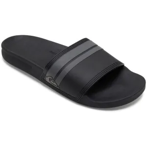 Quiksilver RIVI SLIDE Pánske šľapky, čierna, veľkosť 39