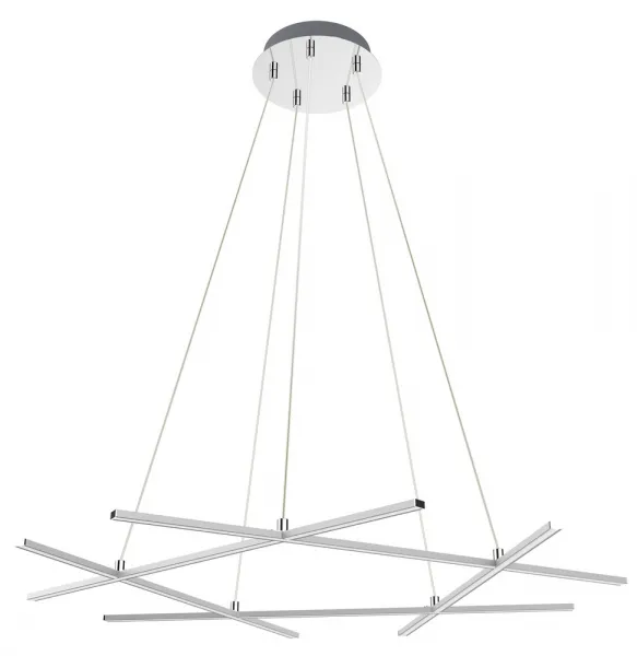 Apeti Andros LED strieborná závesná stropná lampa 4000K
