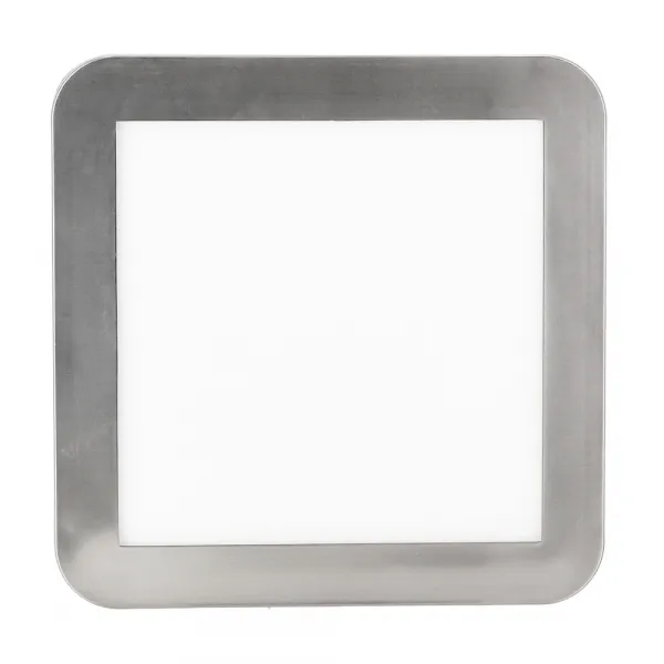 Minimalistické stropné svietidlo do kúpeľne NEXIT – saténovo strieborné 22,5 cm – stmievateľné stropné svietidlo LED 3000K 12W IP44