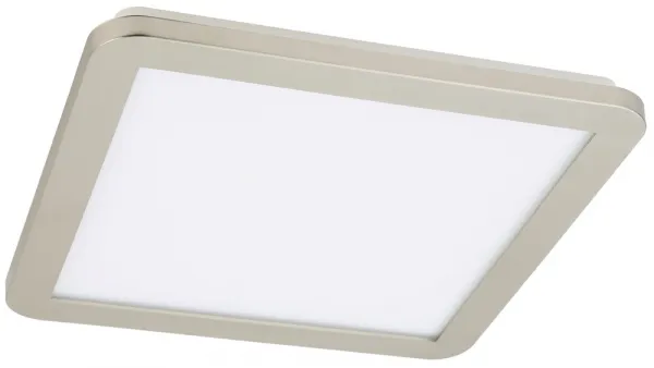 Minimalistické stropné svietidlo do kúpeľne NEXIT – saténovo strieborné 40 cm – stmievateľné stropné svietidlo LED 3000K 24W IP44