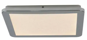 Minimalistická stropná lampa do kúpeľne NEXIT - strieborný chróm 30 cm - stropná lampa so stmievaním LED 3000K 18W IP44