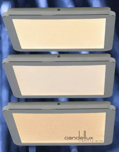 Minimalistická stropná lampa do kúpeľne NEXIT - strieborný chróm 30 cm - stropná lampa so stmievaním LED 3000K 18W IP44