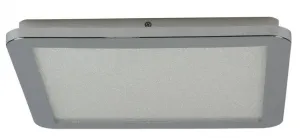 Minimalistická stropná lampa do kúpeľne NEXIT - strieborný chróm 30 cm - stropná lampa so stmievaním LED 3000K 18W IP44