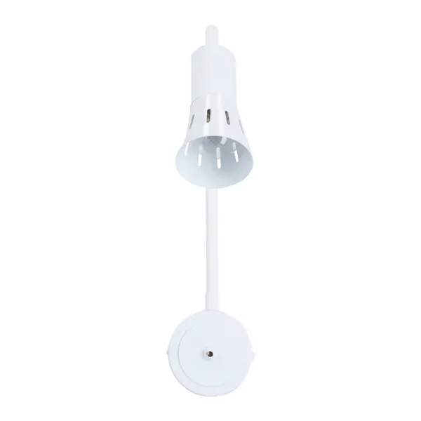 Nástenná lampa biela s nastaviteľným ramenom 1xE14 Arena