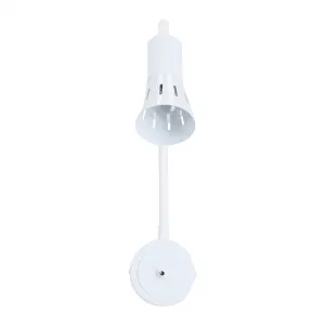 Nástenná lampa biela s nastaviteľným ramenom 1xE14 Arena