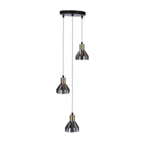Závesná lampa zlatá 3xE14 18cm Gregory