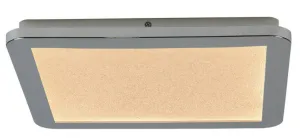 Minimalistická stropná lampa do kúpeľne NEXIT - strieborný chróm 30 cm - stropná lampa so stmievaním LED 3000K 18W IP44
