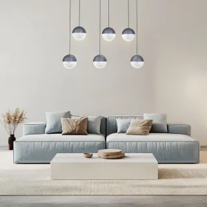 Závesná stropná lampa Apeti Furni čierna 4000K