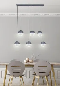Závesná stropná lampa Apeti Furni čierna 4000K