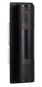 Čierna kovová nástenná lampa 2x10W G9 Emu