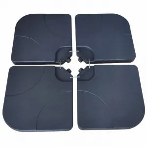 Ak furniture Podstavec pod slunečník UB50 černý