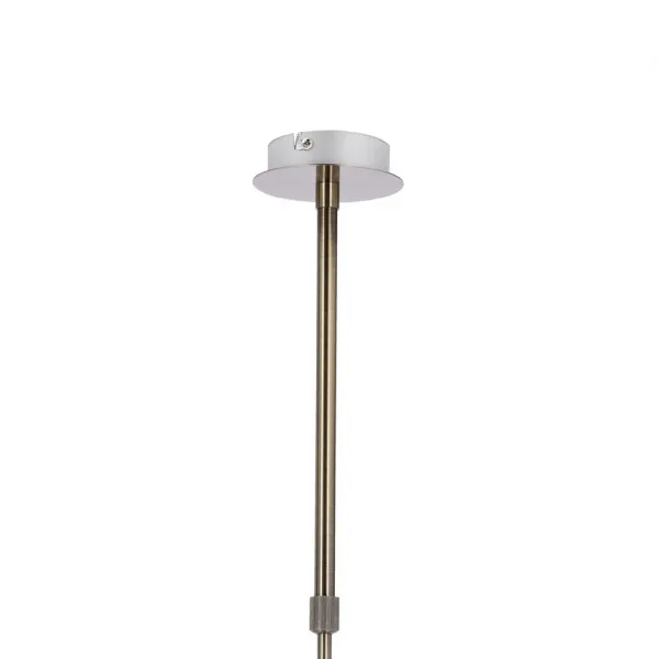Závesná lampa Lentini patina 6x40w g9 jantárové tienidlo