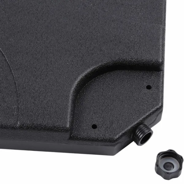 Ak furniture Podstavec pod slunečník UB50 černý