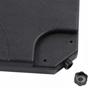Ak furniture Podstavec pod slunečník UB50 černý