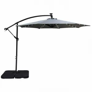 Ak furniture Podstavec pod slunečník UB50 černý