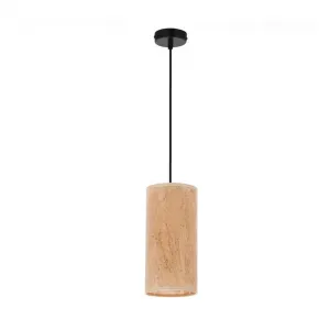 Závesná lampa Aragona 1x60 e27 korkové tienidlo