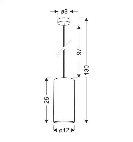 Závesná lampa Aragona 1x60 e27 korkové tienidlo