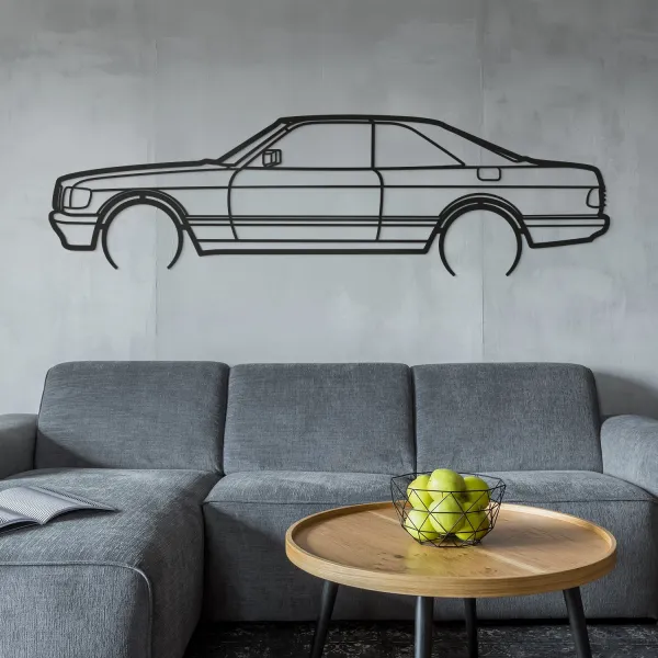 Drevený obraz auta - Mercedes 500 SEC