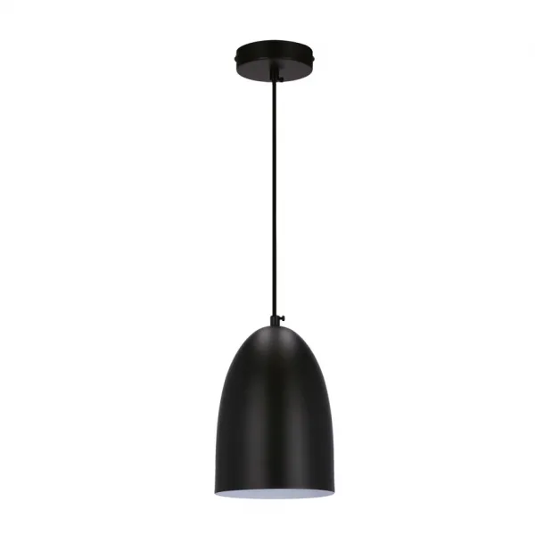 Závesná lampa Icaro čierna 1X40W E27 čierne tienidlo
