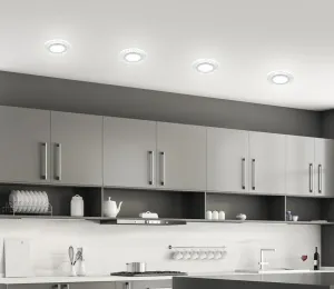 Strieborné LED stropné svietidlo 6500K SSP-29