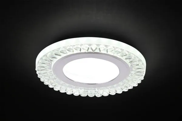 Strieborné LED stropné svietidlo 6500K SSP-28