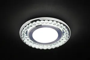Strieborné LED stropné svietidlo 6500K SSP-30
