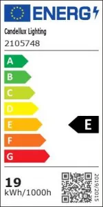 LED panel 18W LED 19CM 6500K studená biela rozeta pre stropné svietidlo Merc02