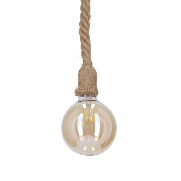 Závesná lampa E27 100 cm hnedý kábel