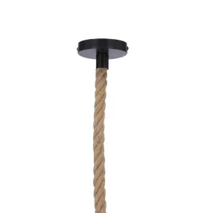 Závesná lampa E27 100 cm hnedý kábel