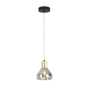 Závesná lampa zlatá 1xE14 Gregory