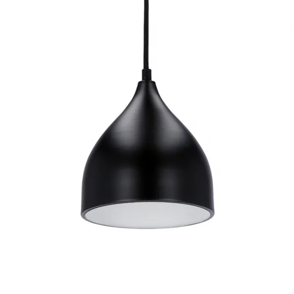 Závesná lampa Ystad 170mm LEDEA E27 40W kovová čierna