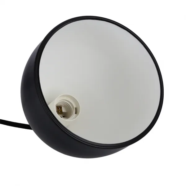 Závesná lampa Ystad 170mm LEDEA E27 40W kovová čierna