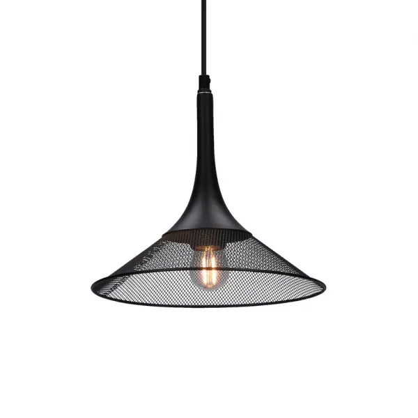 Závesná lampa čierna 25 cm Kiruna S Ledea