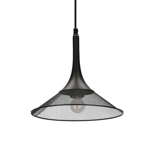 Závesná lampa čierna 25 cm Kiruna S Ledea