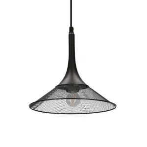 Závesná lampa čierna 25 cm Kiruna S Ledea