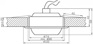 Pohyblivé stropné svietidlo chróm MR16 RM-02