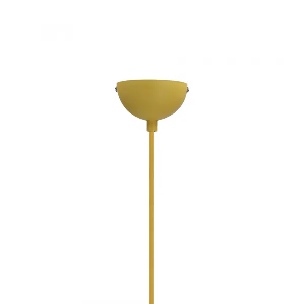 Závesná lampa žltá/sivá E27 Falun Ledea
