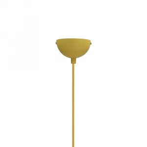 Závesná lampa žltá/sivá E27 Falun Ledea