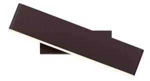 Hnedá otočná LED nástenná lampa 4W Nicoletta