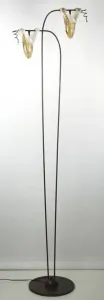 Dvojitá stojaca lampa Patina 2 Magma