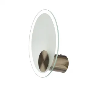 Nástenná lampa matná 1xG9 18cm Karat oválna nikel