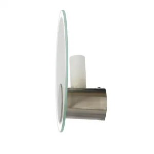 Nástenná lampa matná 1xG9 18cm Karat oválna nikel