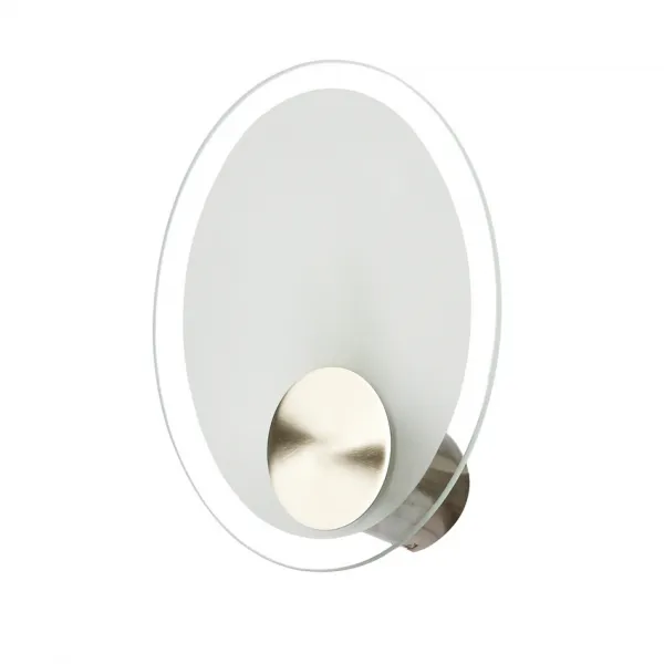 Nástenná lampa matná 1xG9 18cm Karat oválna nikel