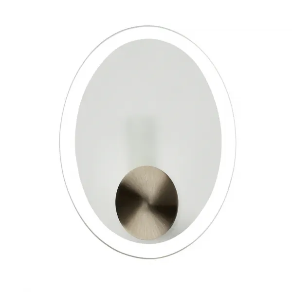 Nástenná lampa matná 1xG9 18cm Karat oválna nikel